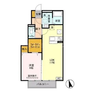 S・V・Pナイン【1階】の間取り