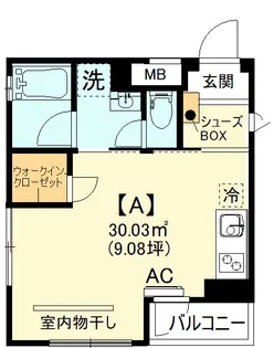 オリビア【4階】の間取り