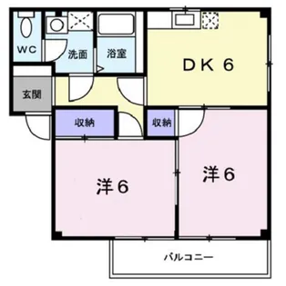 コーポハニーC【3階】の間取り