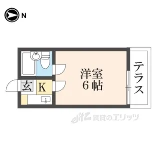 コーポ諏訪西大寺【3階】の間取り