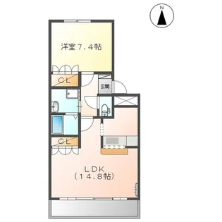 パーシモン(Persimmon)【3階】の間取り