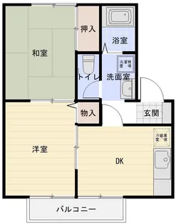ルミエール(西福原)【2階】の間取り