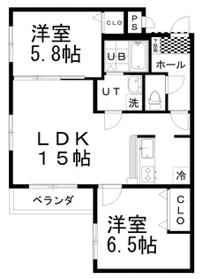 Repun Kamuy【1階】の間取り