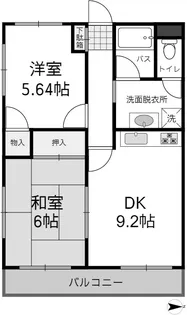 メゾンターナ【3階】の間取り