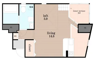 エスペランザ市川【3階】の間取り