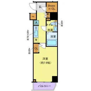 クレヴィスタ西巣鴨【6階】の間取り