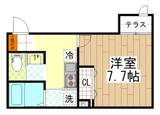 HESTA近大前II【1階】の間取り