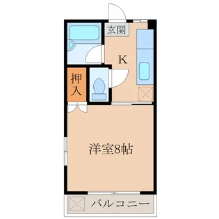サンライズマンション【1階】の間取り