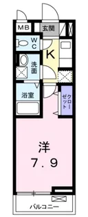 愛知県名古屋市南区砂口町【アパート】の間取り