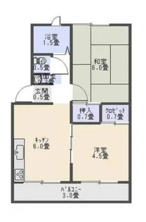 藤井ビル8【3階】の間取り