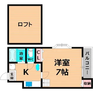 大阪府大阪市鶴見区今津北4【マンション】の間取り