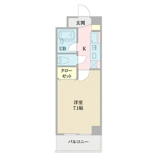 メイゾンサンセール【3階】の間取り