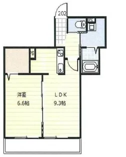 ヴィラロイヤル美園東【2階】の間取り