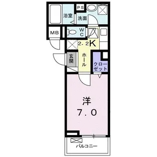 エクセル寿【1階】の間取り