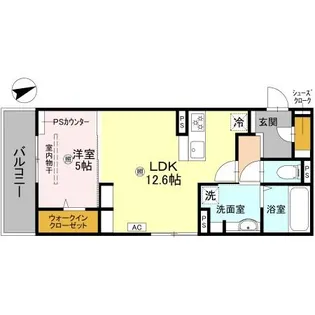 D-residence上甲子園【1階】の間取り
