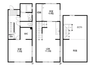 モン・ヴィラージュの間取り