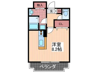 広島県安芸郡海田町大正町【マンション】の間取り