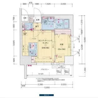 プレサンス名古屋ルーカス【14階】の間取り