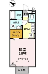 サルールI【2階】の間取り