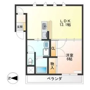 ハーネス戸祭【1階】の間取り