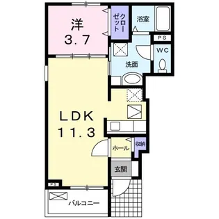 コンフォリア【1階】の間取り