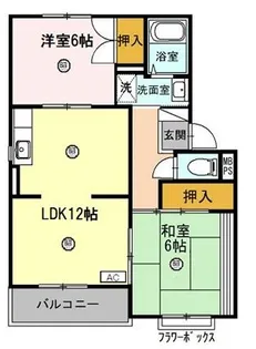 ヌーブ・ルミェール松本【2階】の間取り