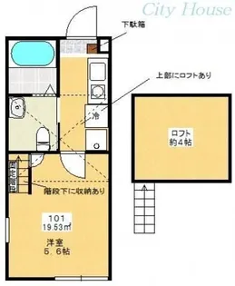 オークウッド多摩境【1階】の間取り