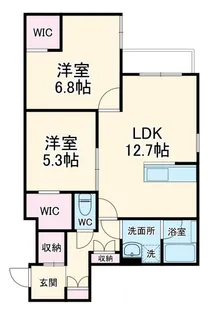 メゾンカルム【3階】の間取り