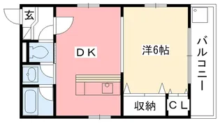 ドムール甲子園【4階】の間取り