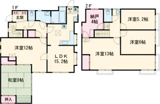 東京都西東京市新町5【一戸建】の間取り
