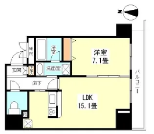 セントラル堺東【10階】の間取り