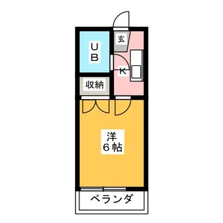 シェソワ内海【1階】の間取り