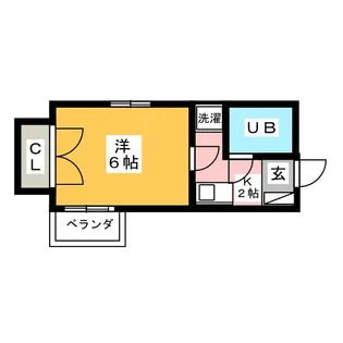 ドミールあざみ野【4階】の間取り
