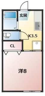 セブンヒルズA【1階】の間取り