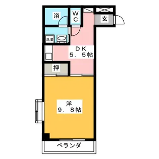 プレジデント穂高【3階】の間取り