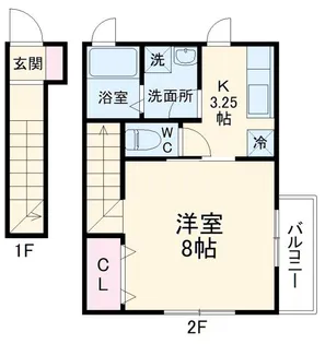クレールトキオ【2階】の間取り