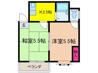 メゾン ヒカリ【2階】の間取り