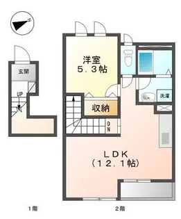 広島県呉市広古新開6【アパート】の間取り
