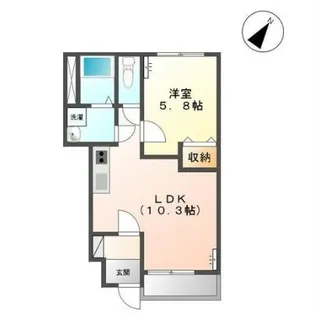 那菜【1階】の間取り