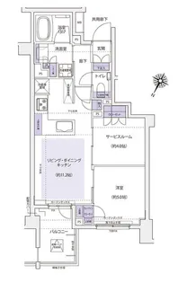 神奈川県横浜市西区紅葉ケ丘【マンション】の間取り