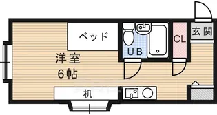 アンファンドマリー【3階】の間取り