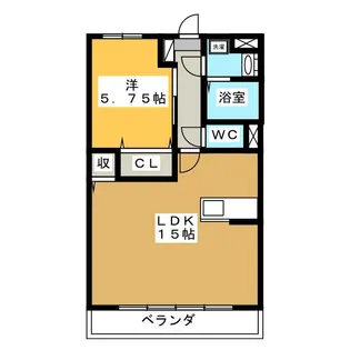 ユーミープランドール【3階】の間取り