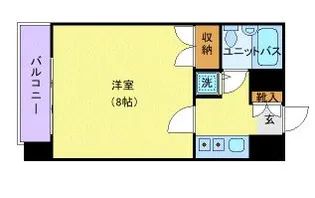 ラ・レジダンス・ド・グロワール【6階】の間取り