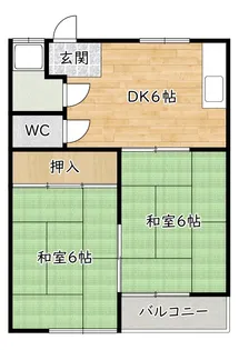 ヴァンベール豊南【1階】の間取り