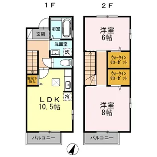 神奈川県横浜市保土ヶ谷区仏向町【一戸建】の間取り