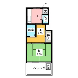 谷口マンション【1階】の間取り