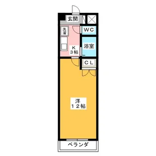ARTRAマンション C棟【7階】の間取り