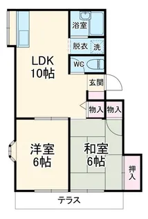 サンライズM【1階】の間取り