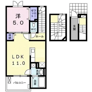 エクセル【3階】の間取り
