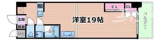 サクシード南森町【5階】の間取り